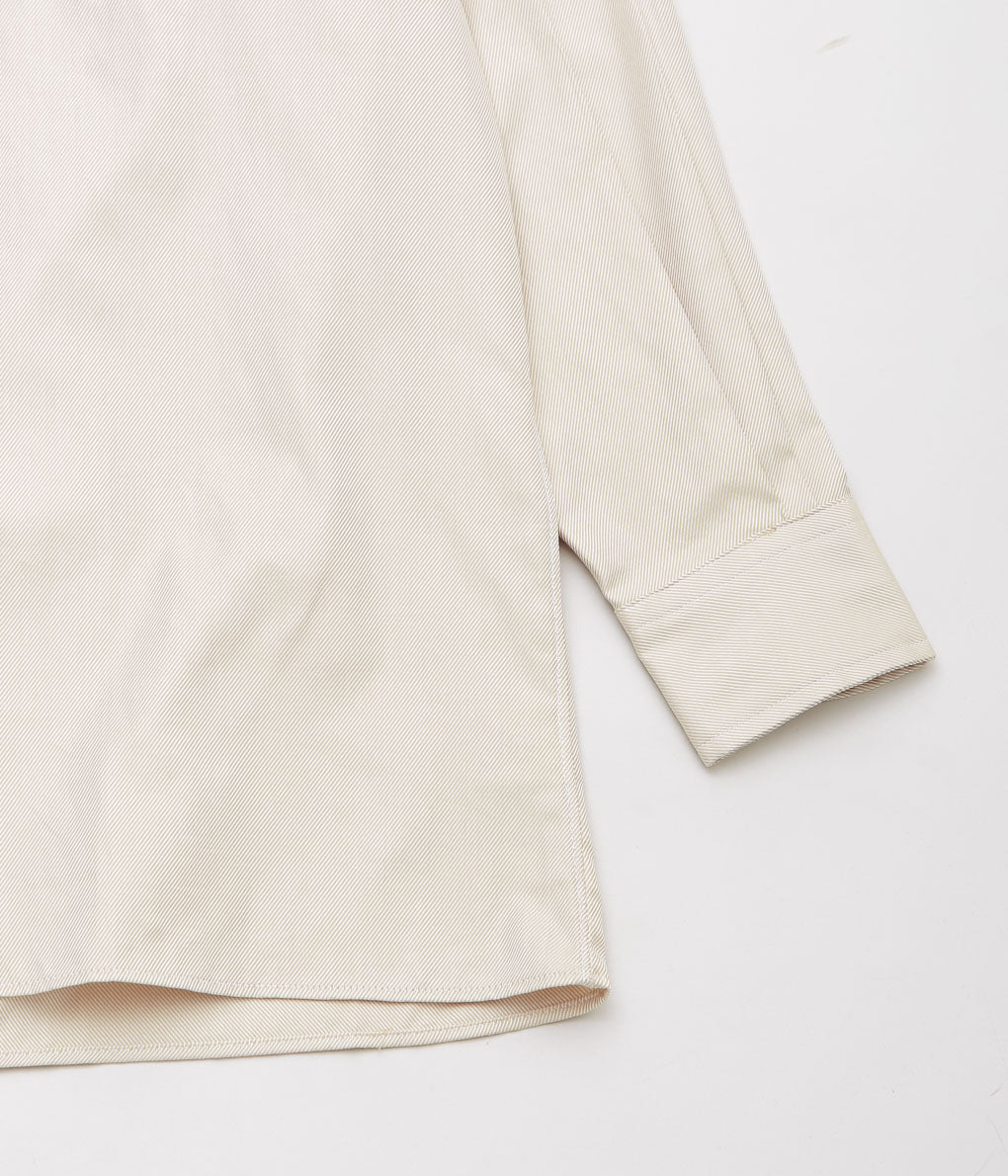 INDIVIDUALIZED SHIRTS ''CAMP COLLAR L/S'' (BEIGE)