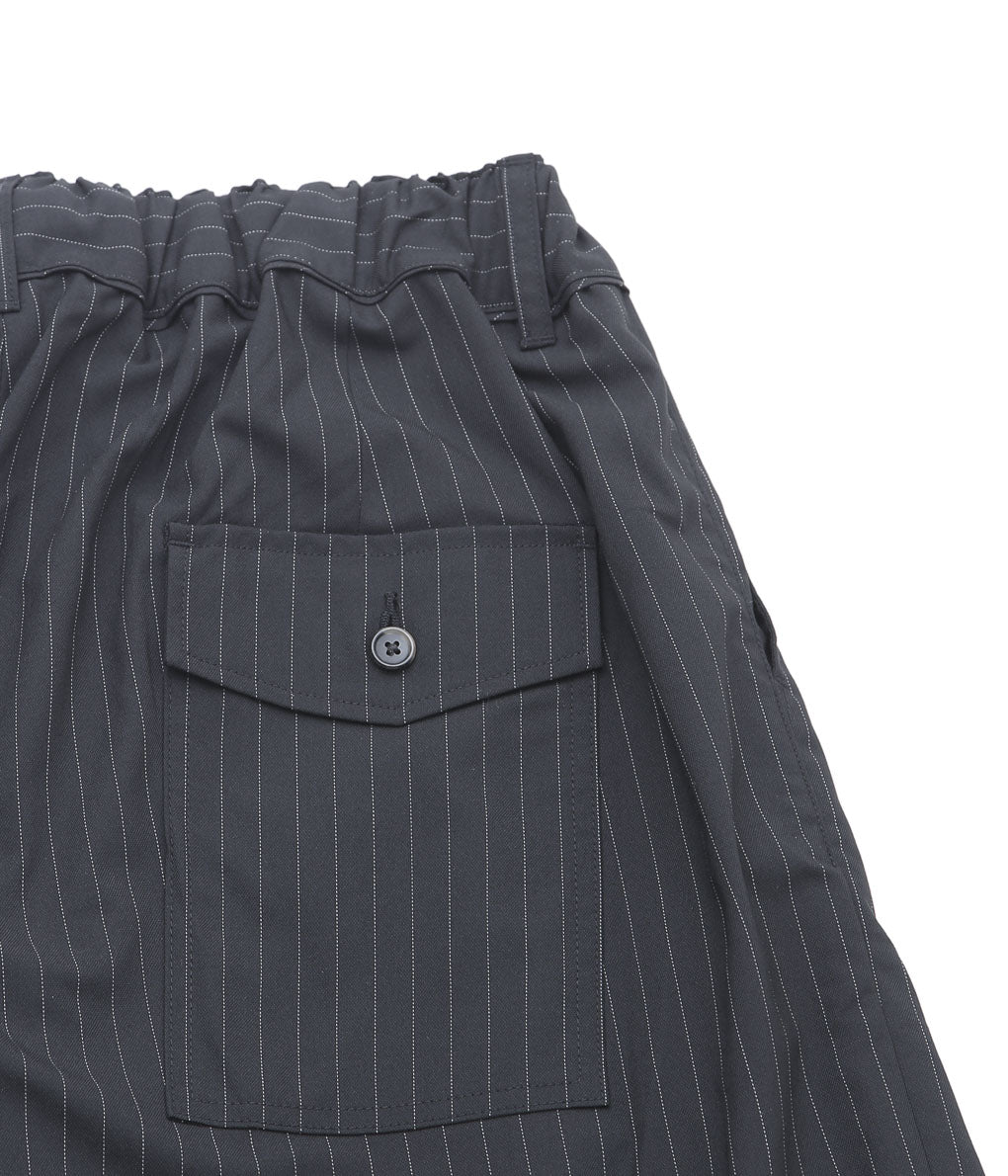 SILLAGE ''HAKAMA PANTS'' (BLACK STRIPE TWILL)