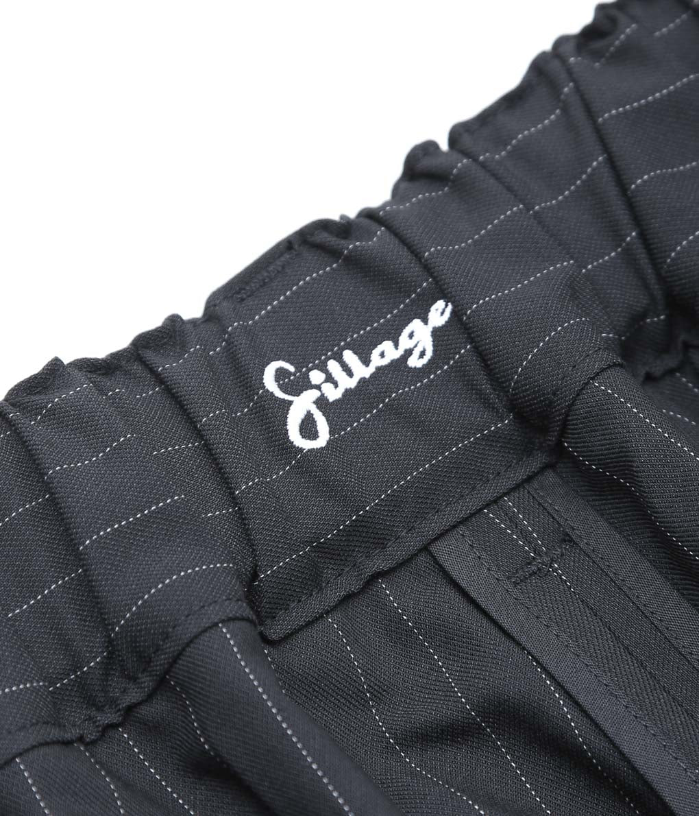 SILLAGE ''HAKAMA PANTS'' (BLACK STRIPE TWILL)