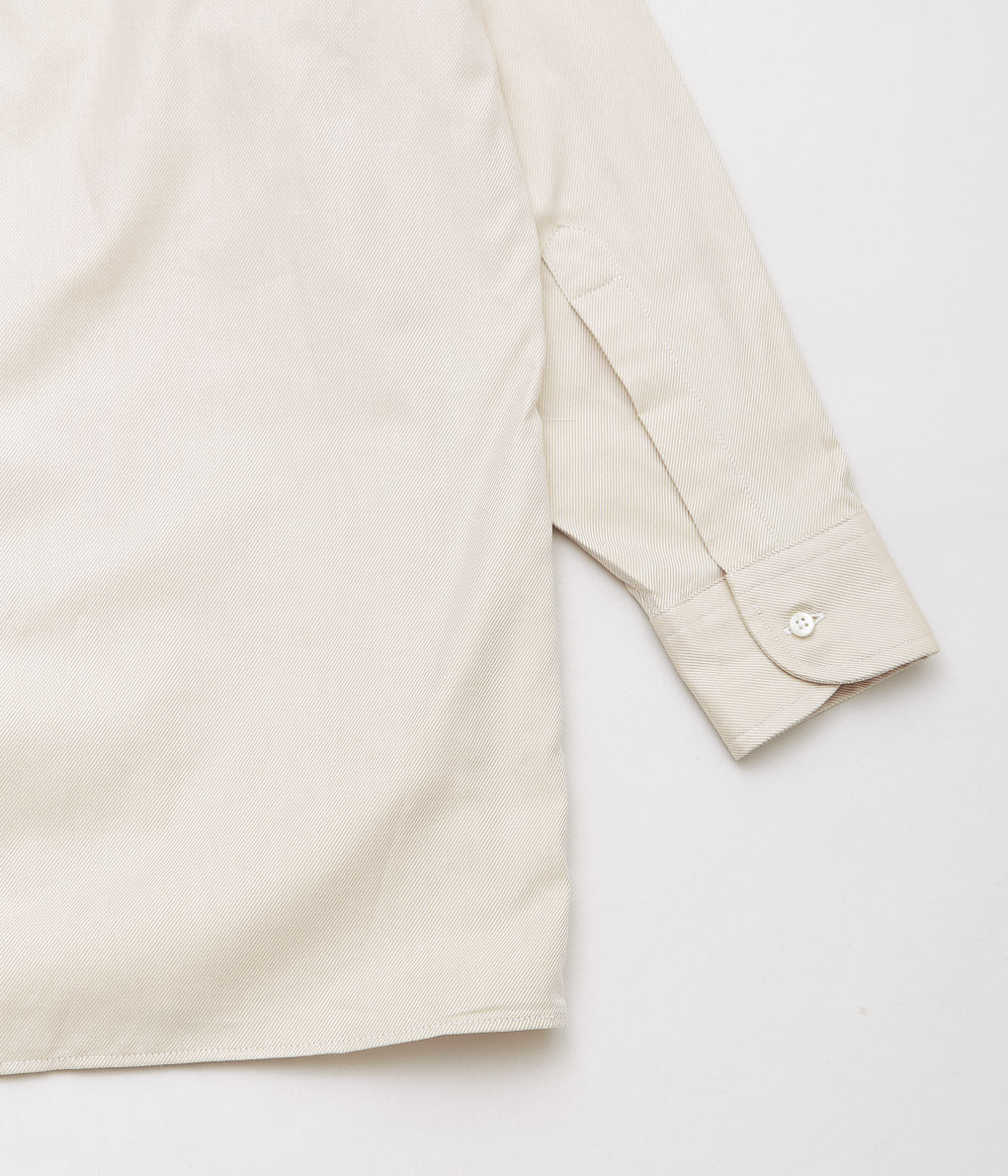 INDIVIDUALIZED SHIRTS ''CAMP COLLAR L/S'' (BEIGE)