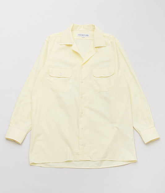 INDIVIDUALIZED SHIRTS ''CAMP COLLAR L/S'' (YELLOW)