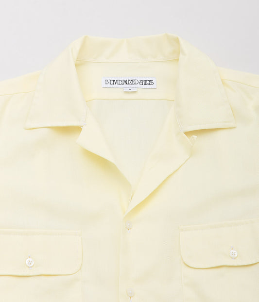 INDIVIDUALIZED SHIRTS ''CAMP COLLAR L/S'' (YELLOW)