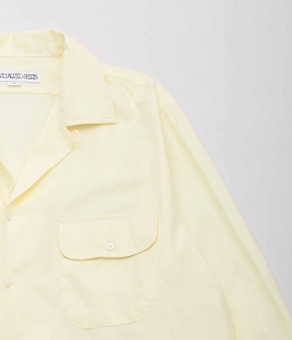 INDIVIDUALIZED SHIRTS ''CAMP COLLAR L/S'' (YELLOW)