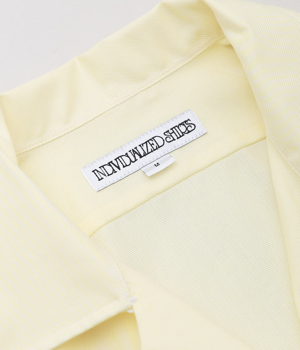 INDIVIDUALIZED SHIRTS ''CAMP COLLAR L/S'' (YELLOW)