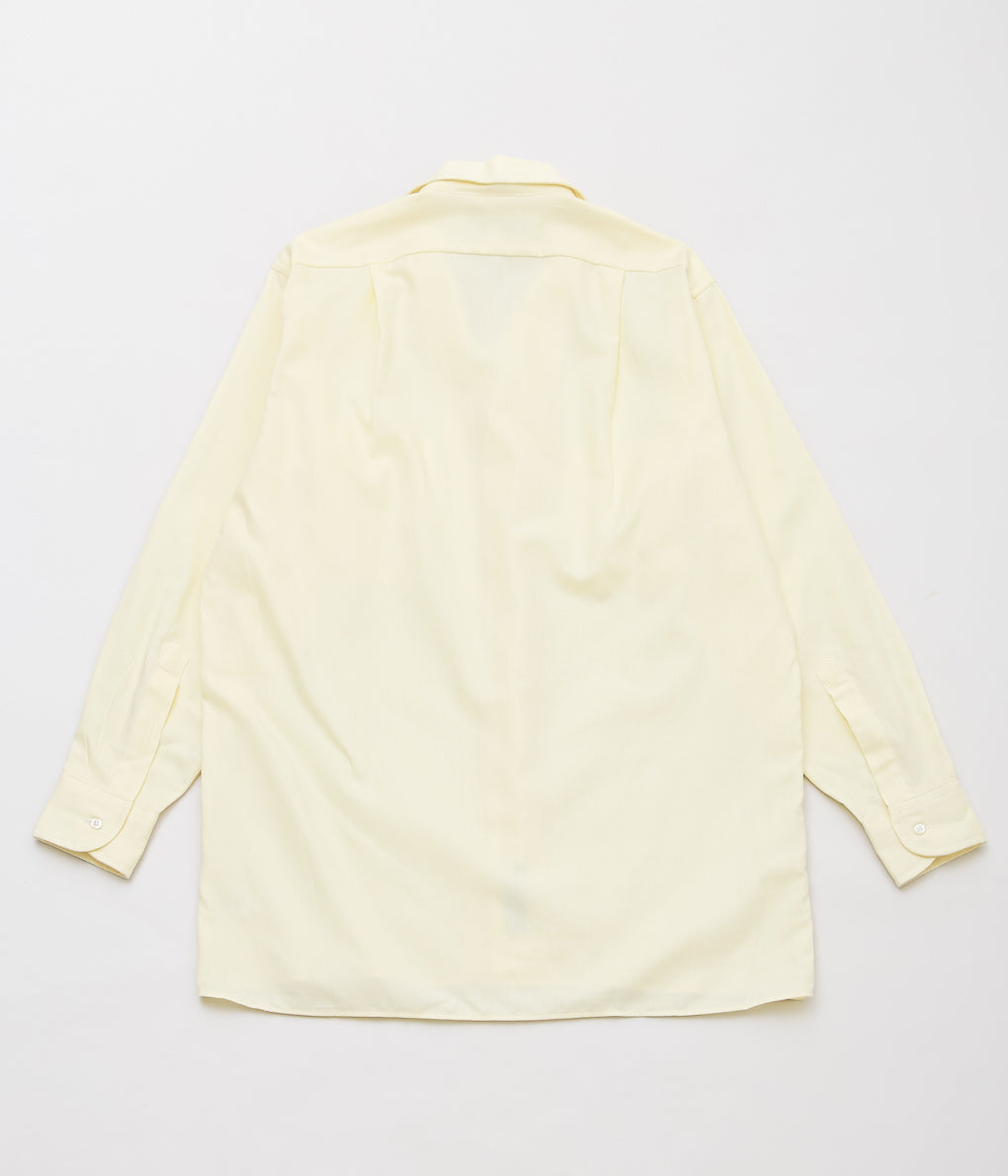 INDIVIDUALIZED SHIRTS ''CAMP COLLAR L/S'' (YELLOW)