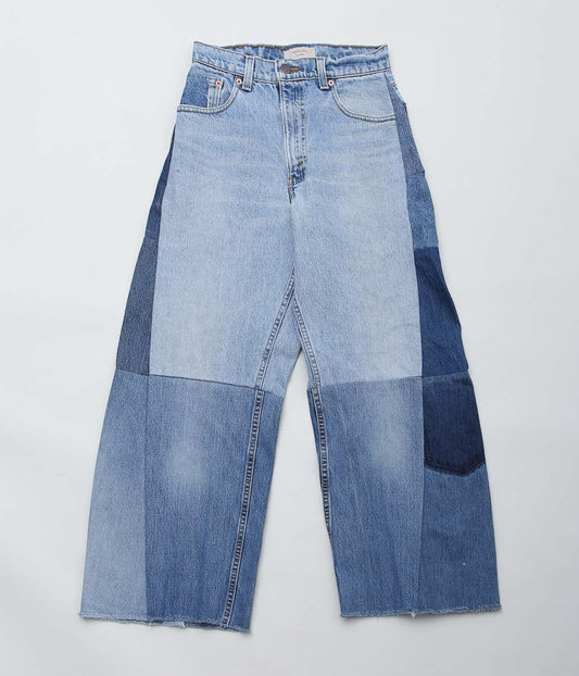 MAIDENS SHOP WOMEN ''REMAKE WIDE DENIM PANTS'' (BLUE SIZE29)