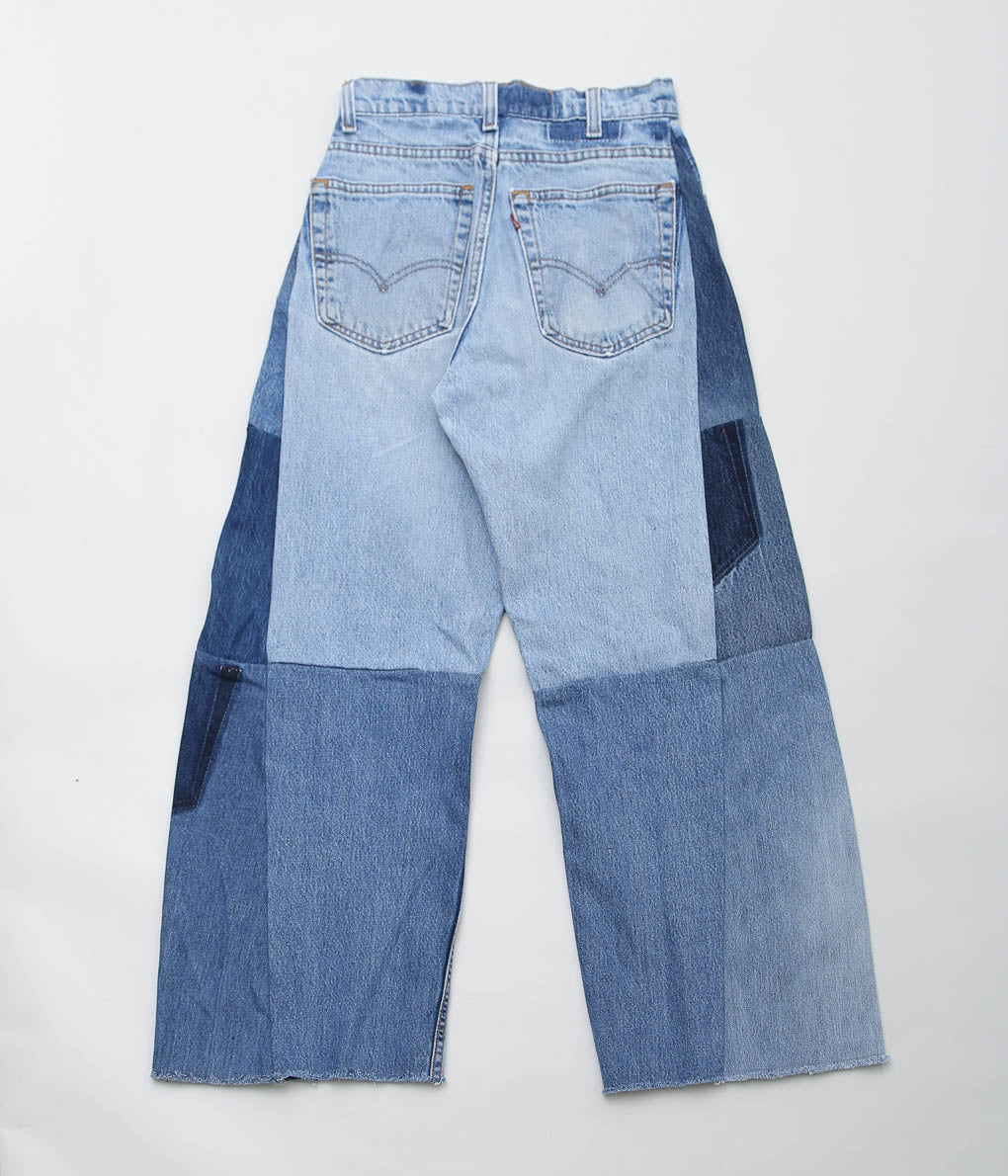 MAIDENS SHOP WOMEN ''REMAKE WIDE DENIM PANTS'' (BLUE SIZE29)