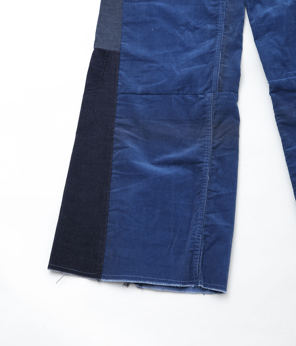 MAIDENS SHOP WOMEN ''REMAKE WIDE CORDUROY PANTS'' (BASE BLUE SIZE29)