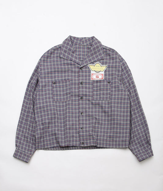 SILLAGE ''RIB BLOUSON'' (DEAD STOCK FLANNEL PLAID)