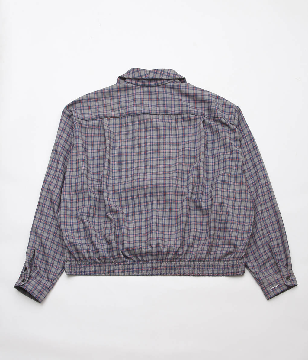 SILLAGE ''RIB BLOUSON'' (DEAD STOCK FLANNEL PLAID)