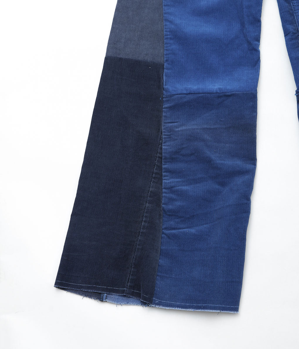 MAIDENS SHOP WOMEN ''REMAKE WIDE CORDUROY PANTS'' (BASE BLUE SIZE28)