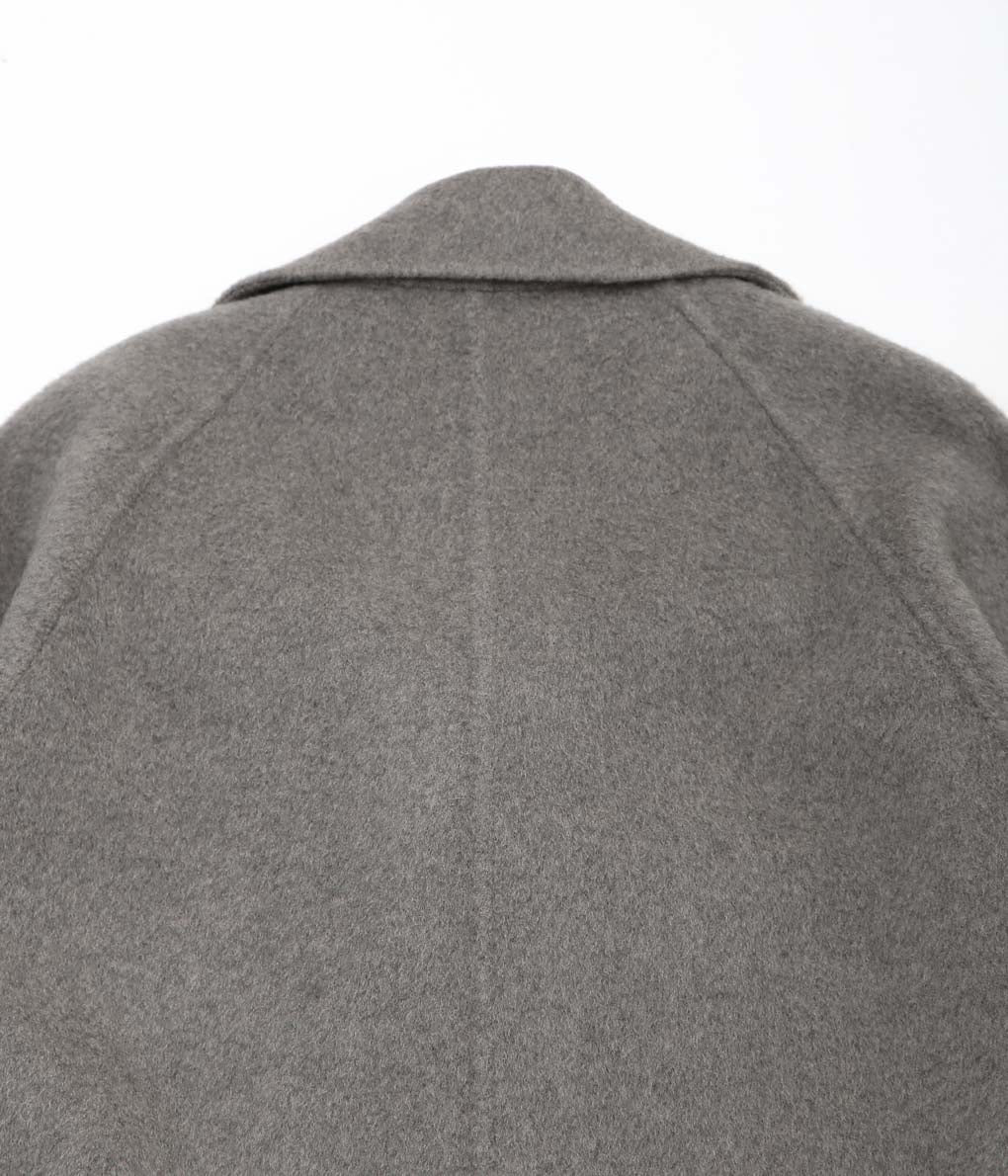 DELIY ''WOOL/CASHMERE DOUBLE FACE TRENCH COAT'' (GRAY)