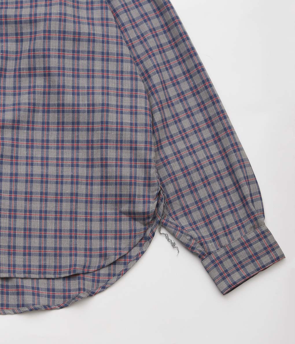 SILLAGE ''POPOVER SHIRT'' (DEAD STOCK FLANNEL PLAID)