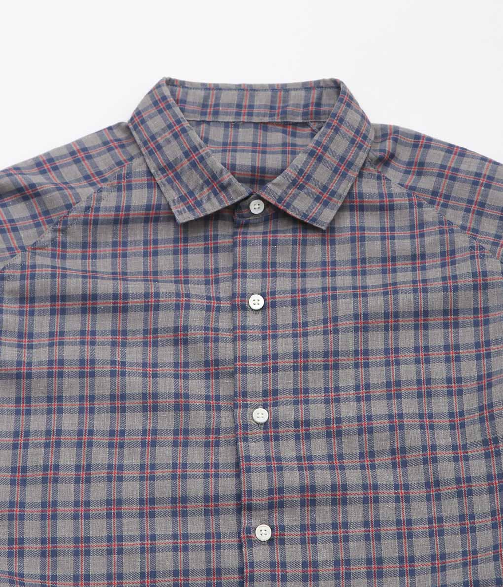 SILLAGE ''POPOVER SHIRT'' (DEAD STOCK FLANNEL PLAID)