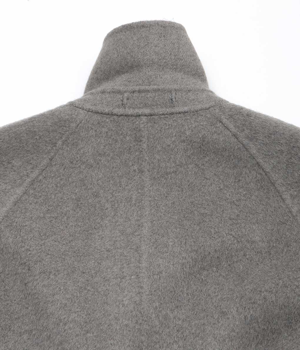 DELIY ''WOOL/CASHMERE DOUBLE FACE TRENCH COAT'' (GRAY)