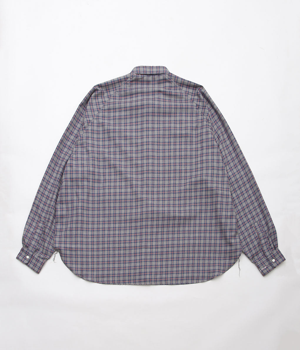 SILLAGE ''POPOVER SHIRT'' (DEAD STOCK FLANNEL PLAID)