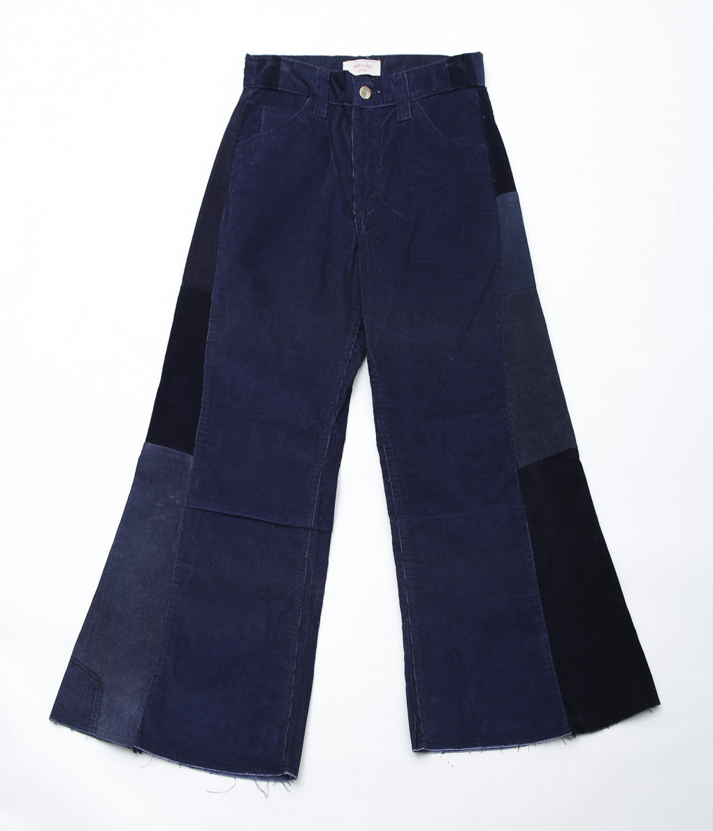 MAIDENS SHOP WOMEN ''REMAKE WIDE CORDUROY PANTS'' (BASE NAVY SIZE29)