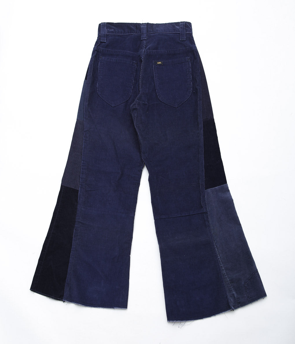 MAIDENS SHOP WOMEN ''REMAKE WIDE CORDUROY PANTS'' (BASE NAVY SIZE29)