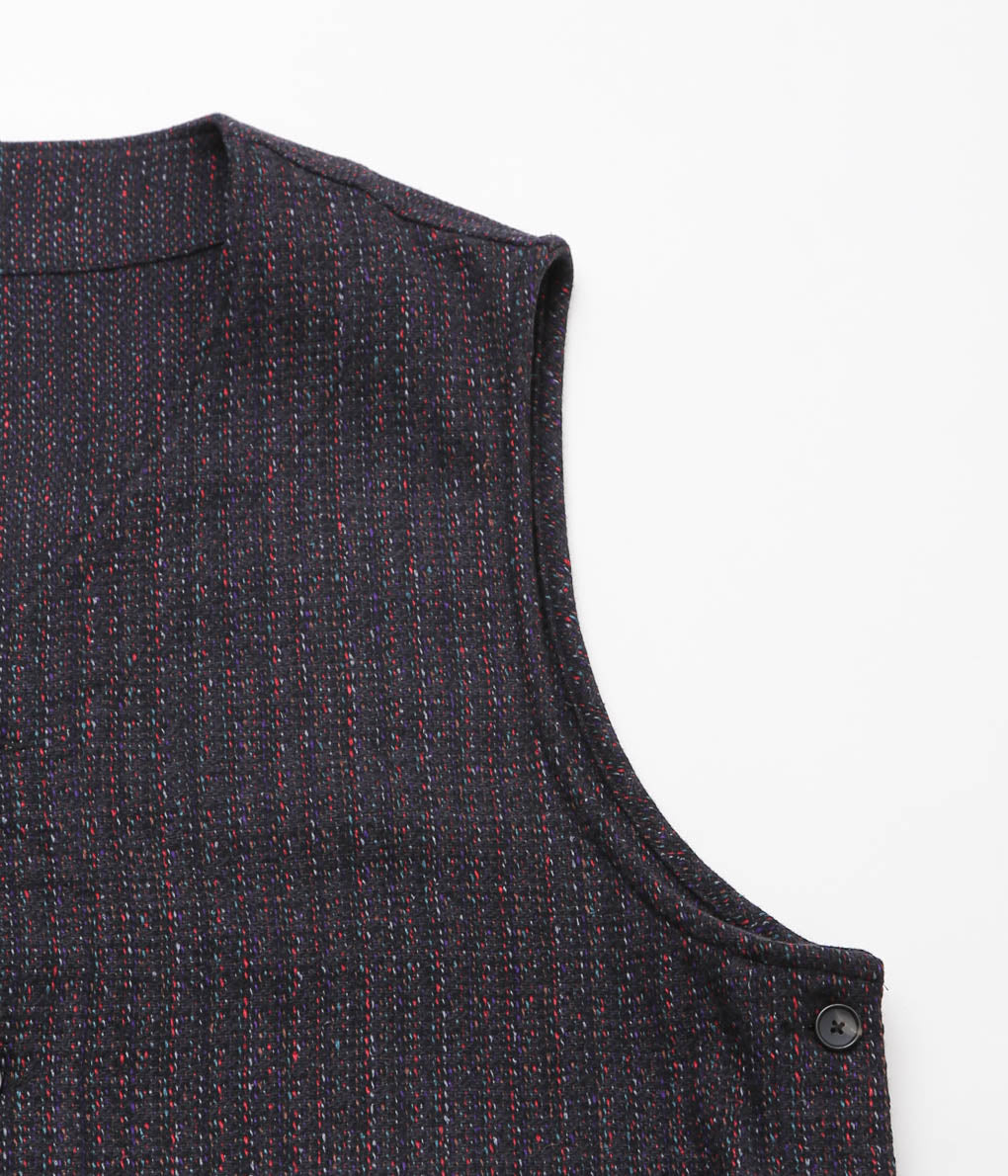 SILLAGE ``GILET'' (DEAD STOCK COLOR TWEED)