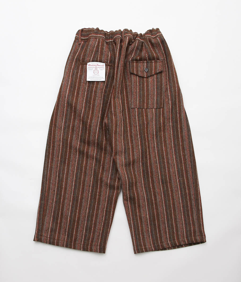 SILLAGE ''HAKAMA PANTS'' (BROWN STRIPE HARRIS TWEED)