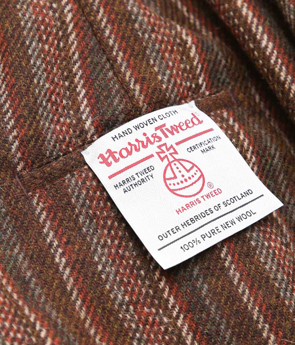 SILLAGE ''HAKAMA PANTS'' (BROWN STRIPE HARRIS TWEED)