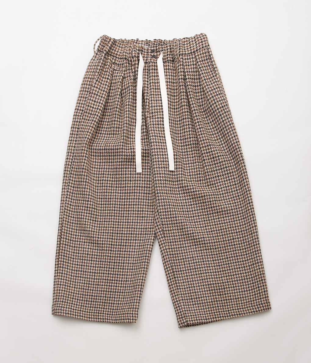 SILLAGE ''HAKAMA PANTS'' (HOUND TOOTH HARRIS TWEED)