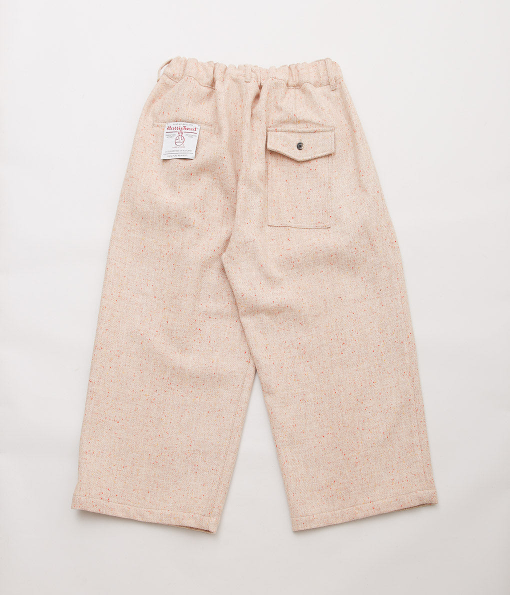 SILLAGE ''HAKAMA PANTS'' (CREAM NEP HARRIS TWEED)