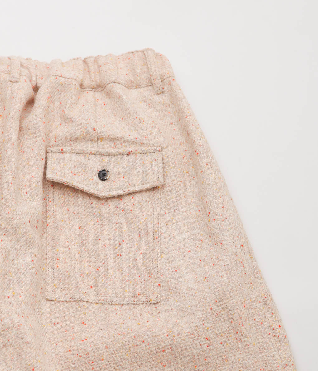 SILLAGE ''HAKAMA PANTS'' (CREAM NEP HARRIS TWEED)