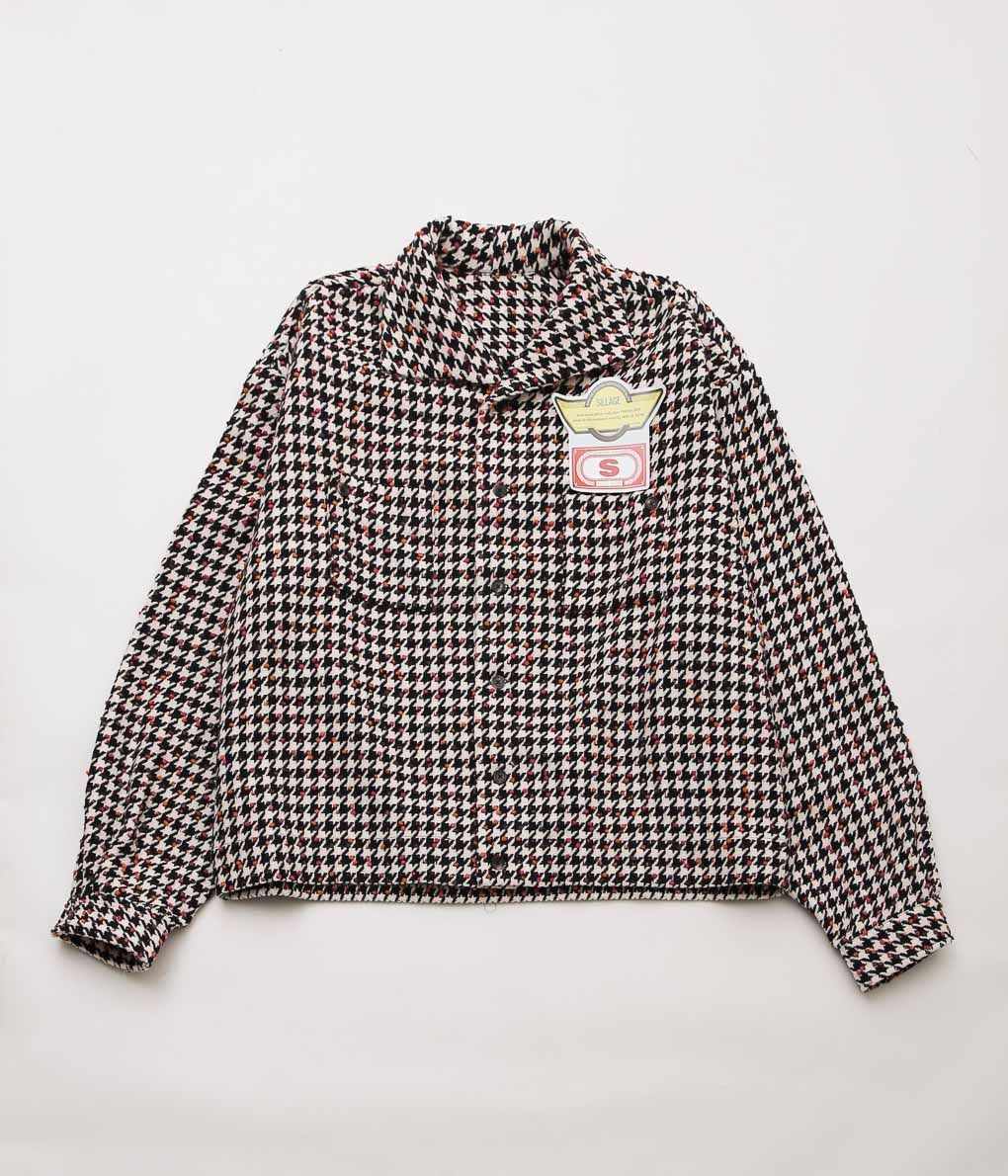 SILLAGE ''RIB BLOUSON'' (DEAD STOCK HOUND TOOTH COLOR NEP)