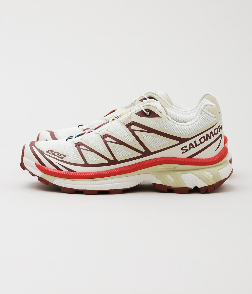 SALOMON ''XT-6'' (VANILLA ICE/GREEN HAZE/FIRED BRICK)