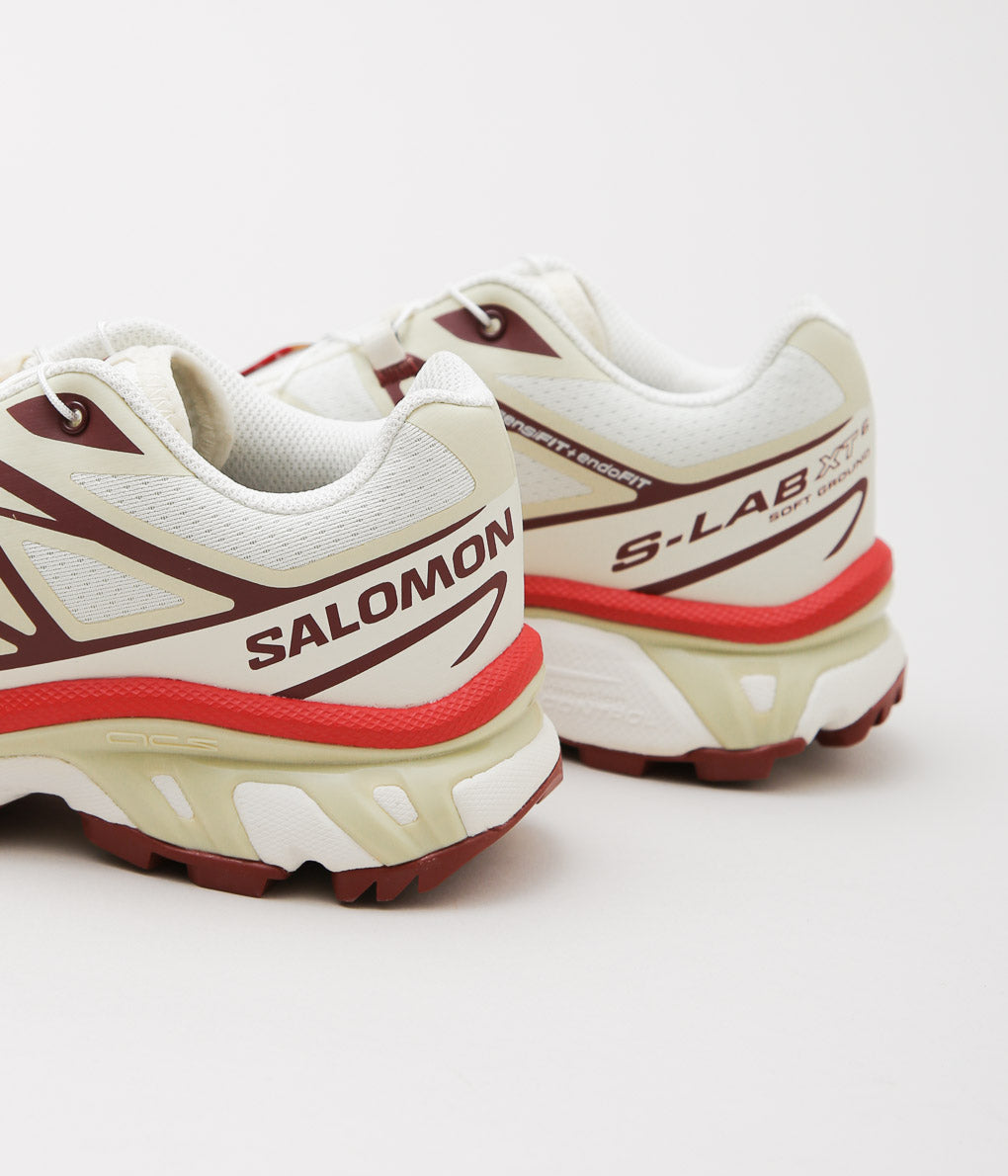 SALOMON ''XT-6'' (VANILLA ICE/GREEN HAZE/FIRED BRICK)