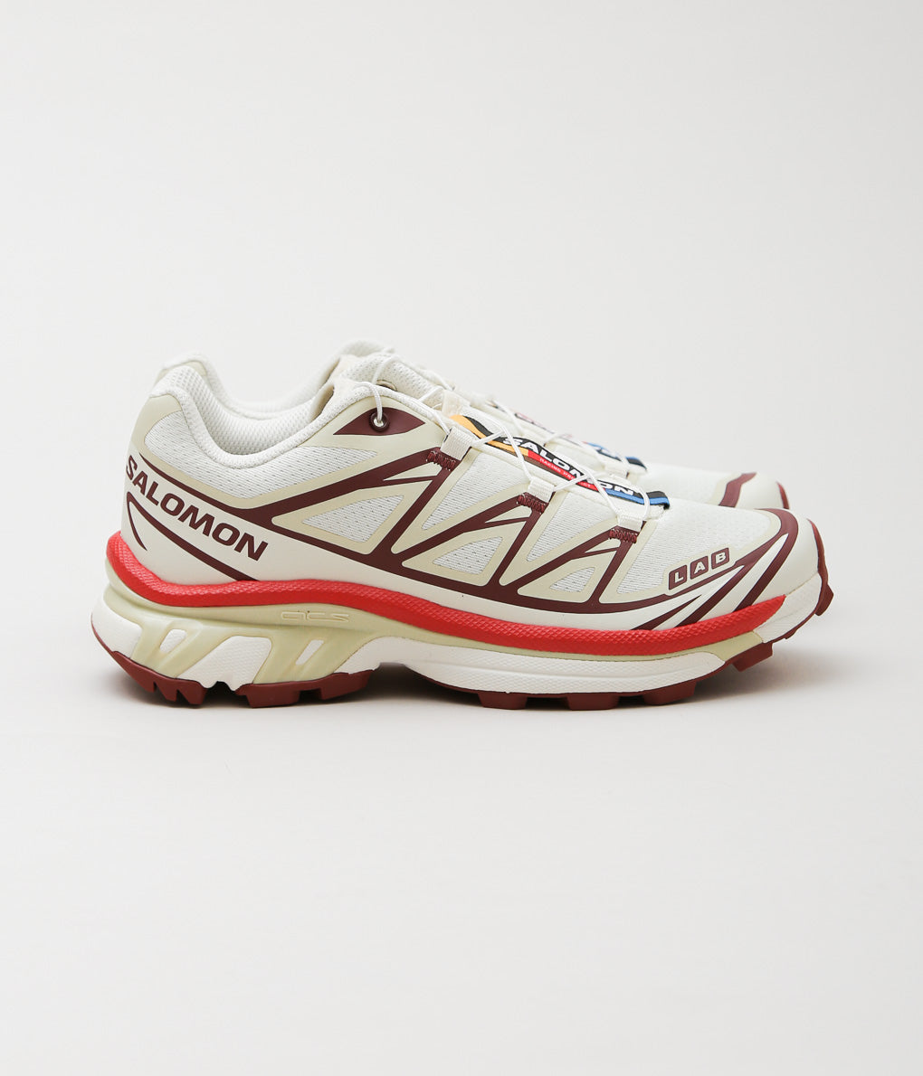 SALOMON ''XT-6'' (VANILLA ICE/GREEN HAZE/FIRED BRICK)