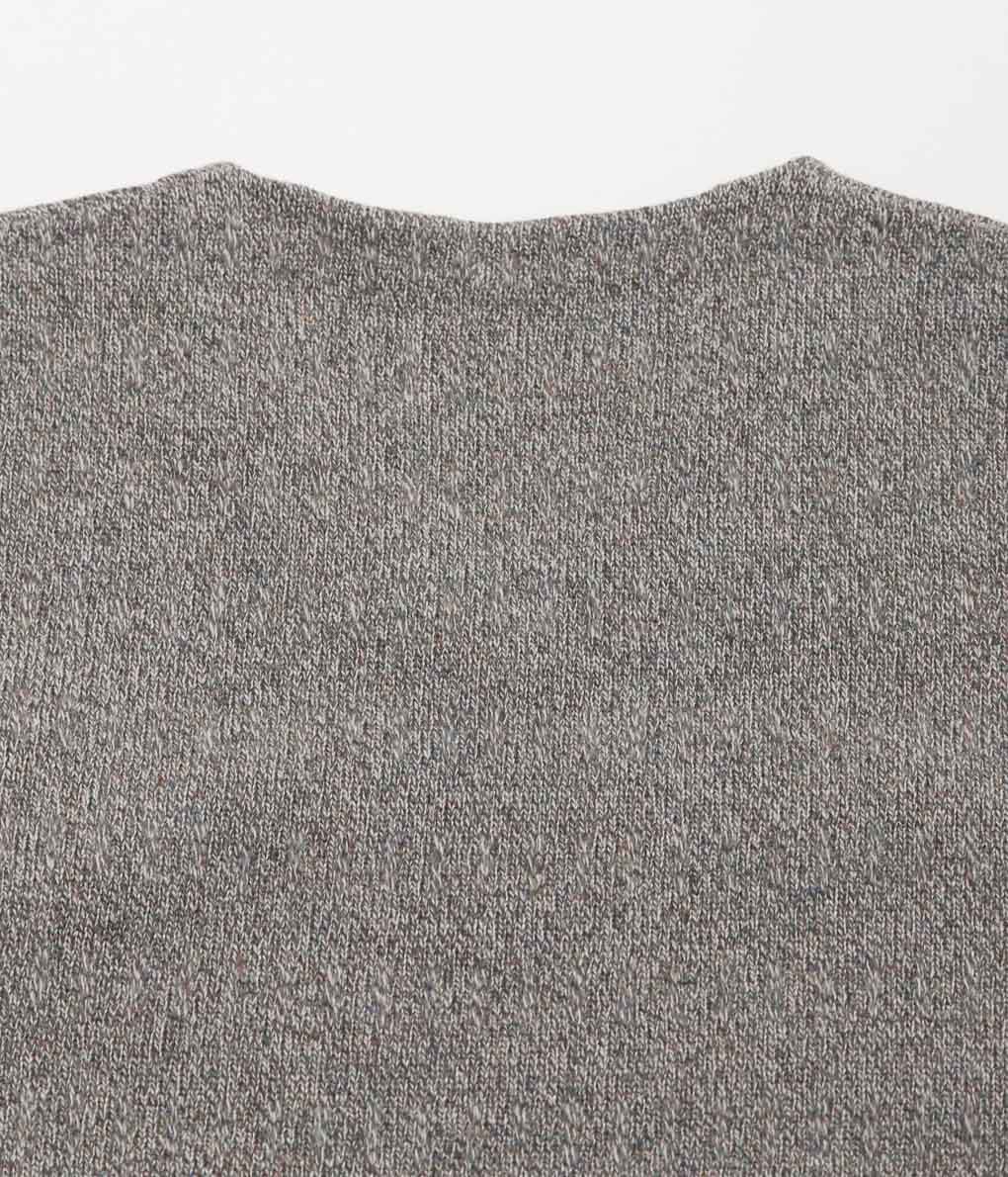 SILLAGE ''V NECK WIDE THREE D KNIT''(GREY MIX)