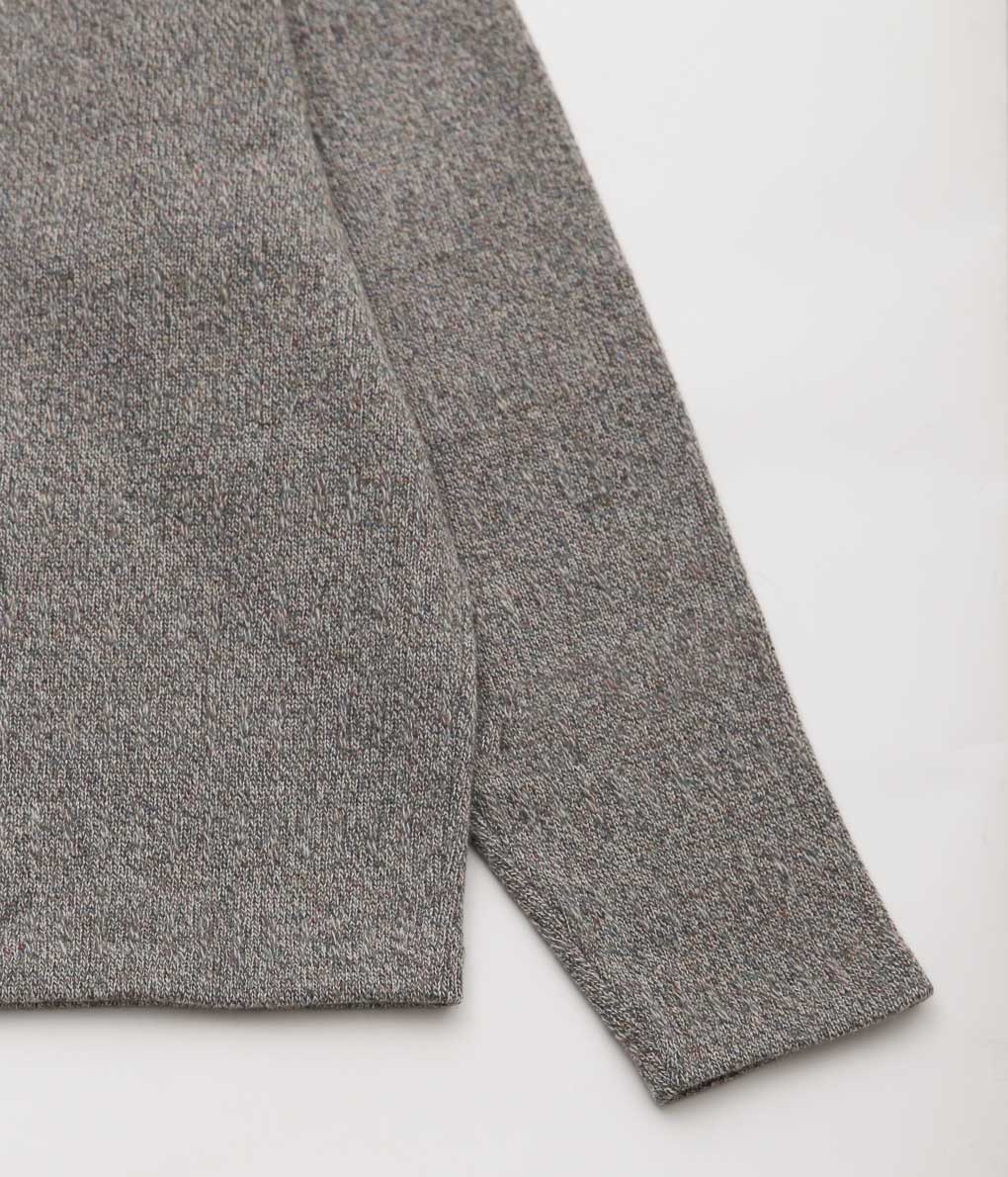 SILLAGE ''V NECK WIDE THREE D KNIT''(GREY MIX)