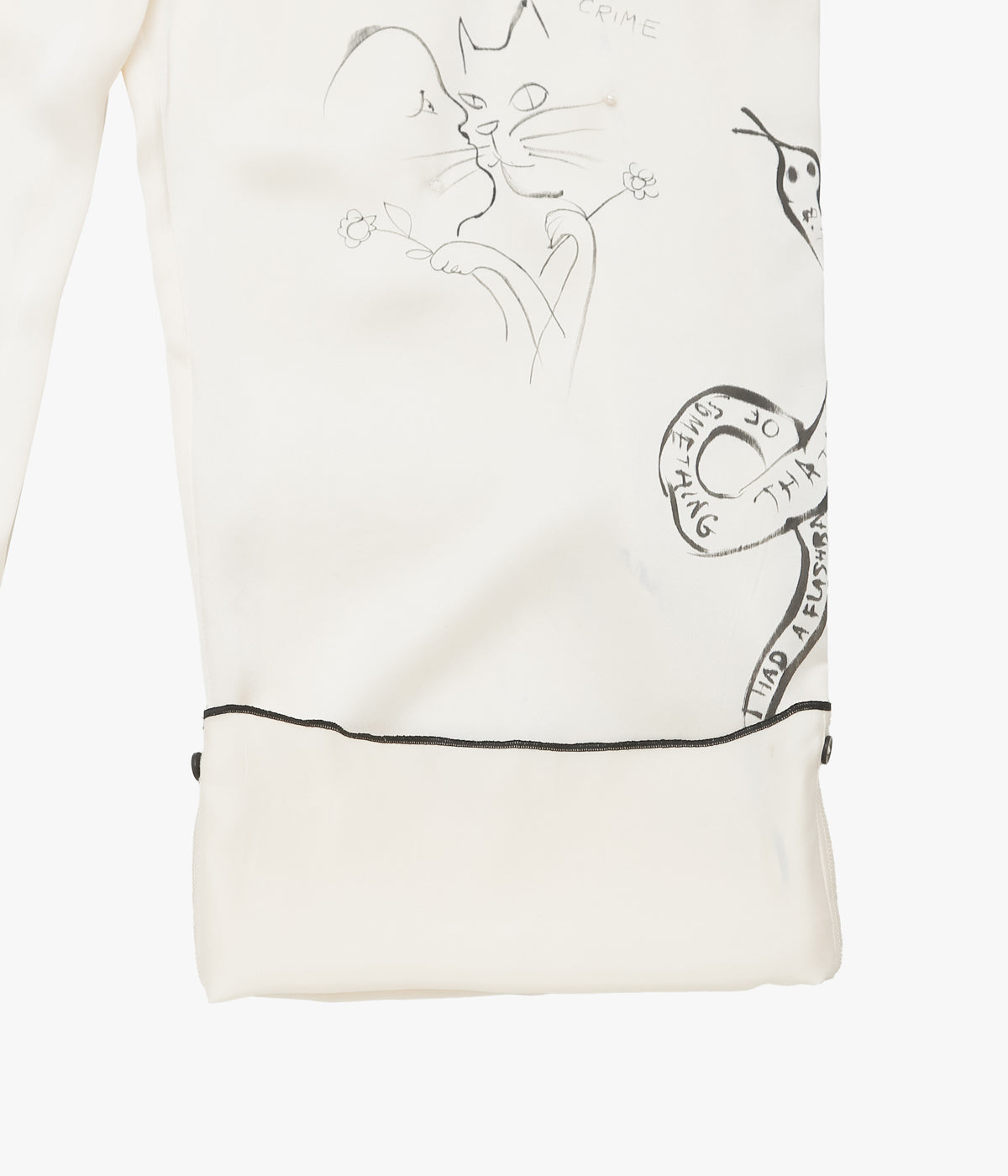 WONDEROUND ''WORKSUIT W/DRAW STRING/ SNAKE O&C DRAWING'' (WHITE)