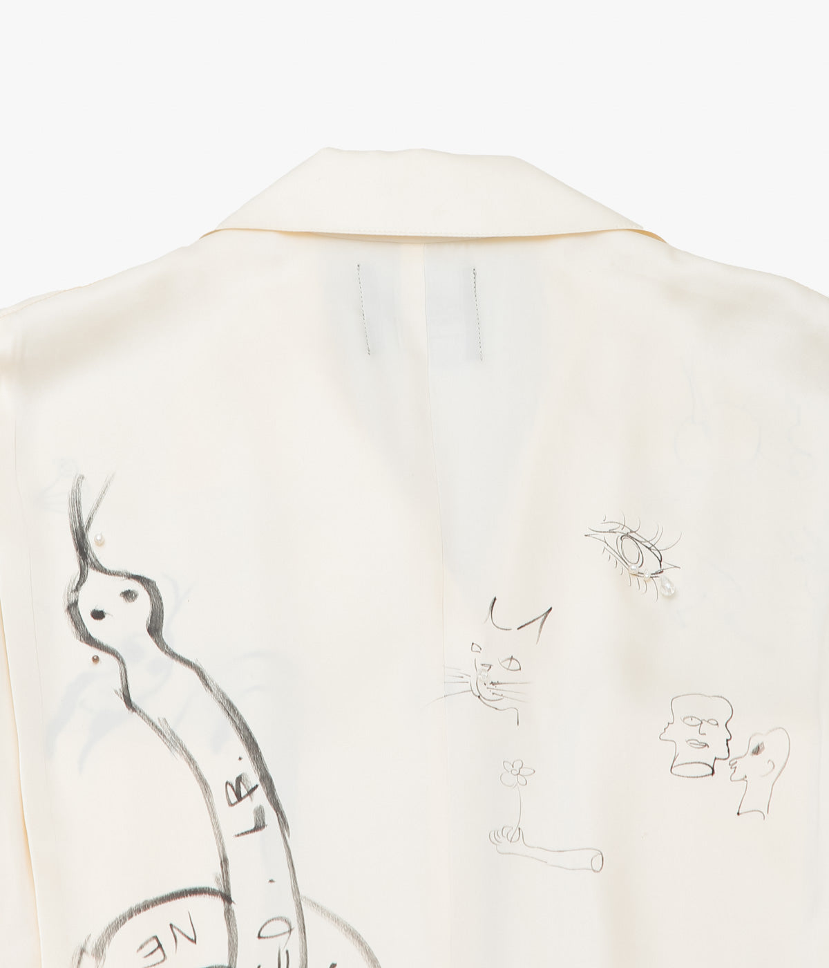 WONDEROUND ''WORKSUIT W/DRAW STRING/ SNAKE O&C DRAWING'' (WHITE)