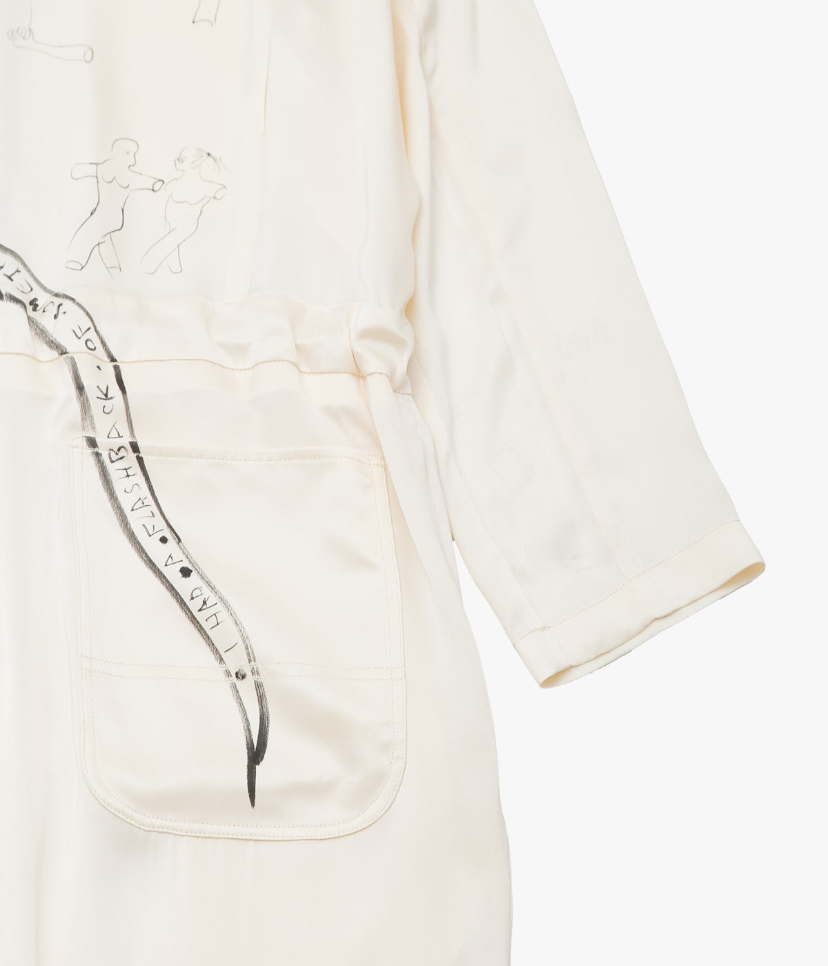 WONDEROUND ''WORKSUIT W/DRAW STRING/ SNAKE O&C DRAWING'' (WHITE)