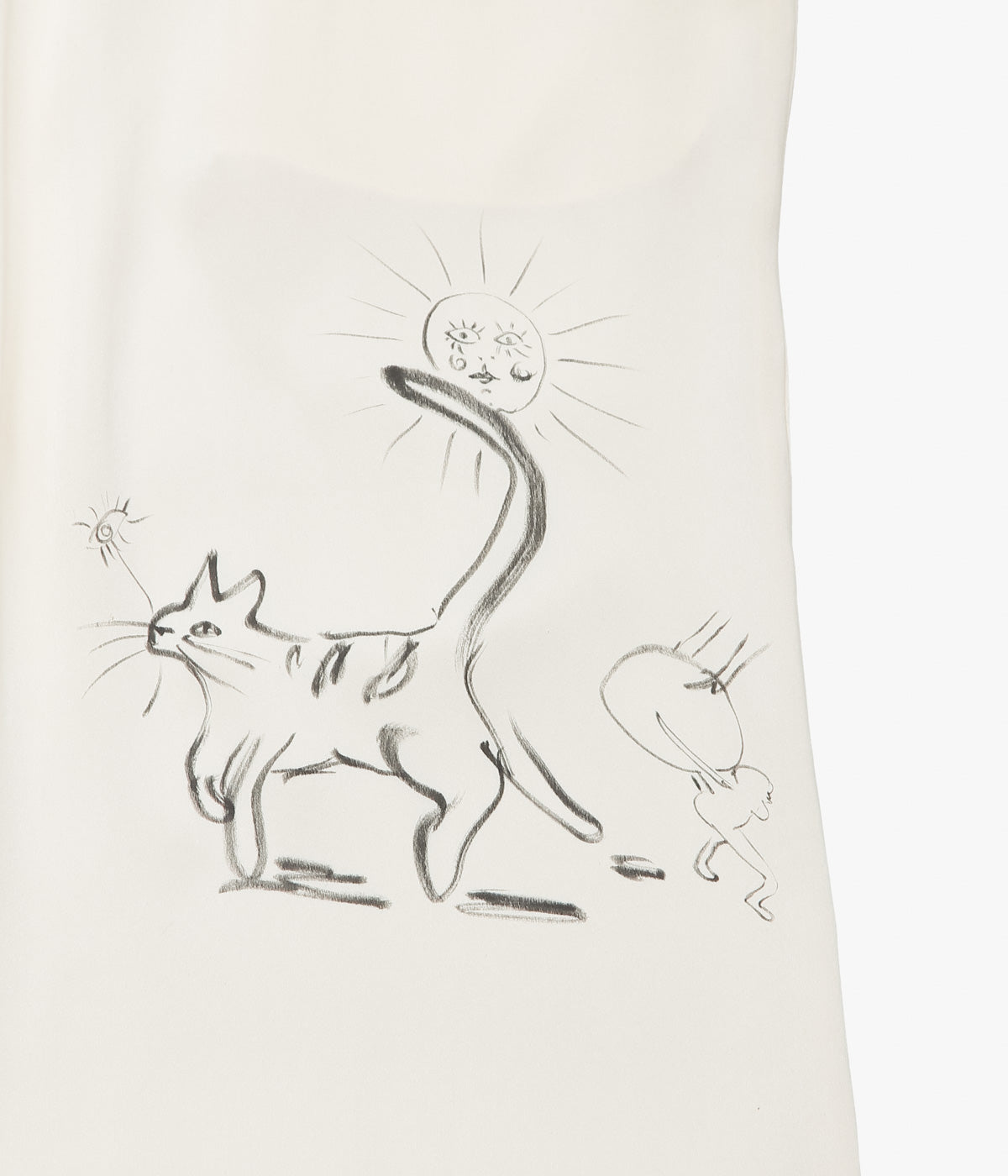 WONDEROUND ''WORKSUIT W/DRAW STRING/ SNAKE O&C DRAWING'' (WHITE)