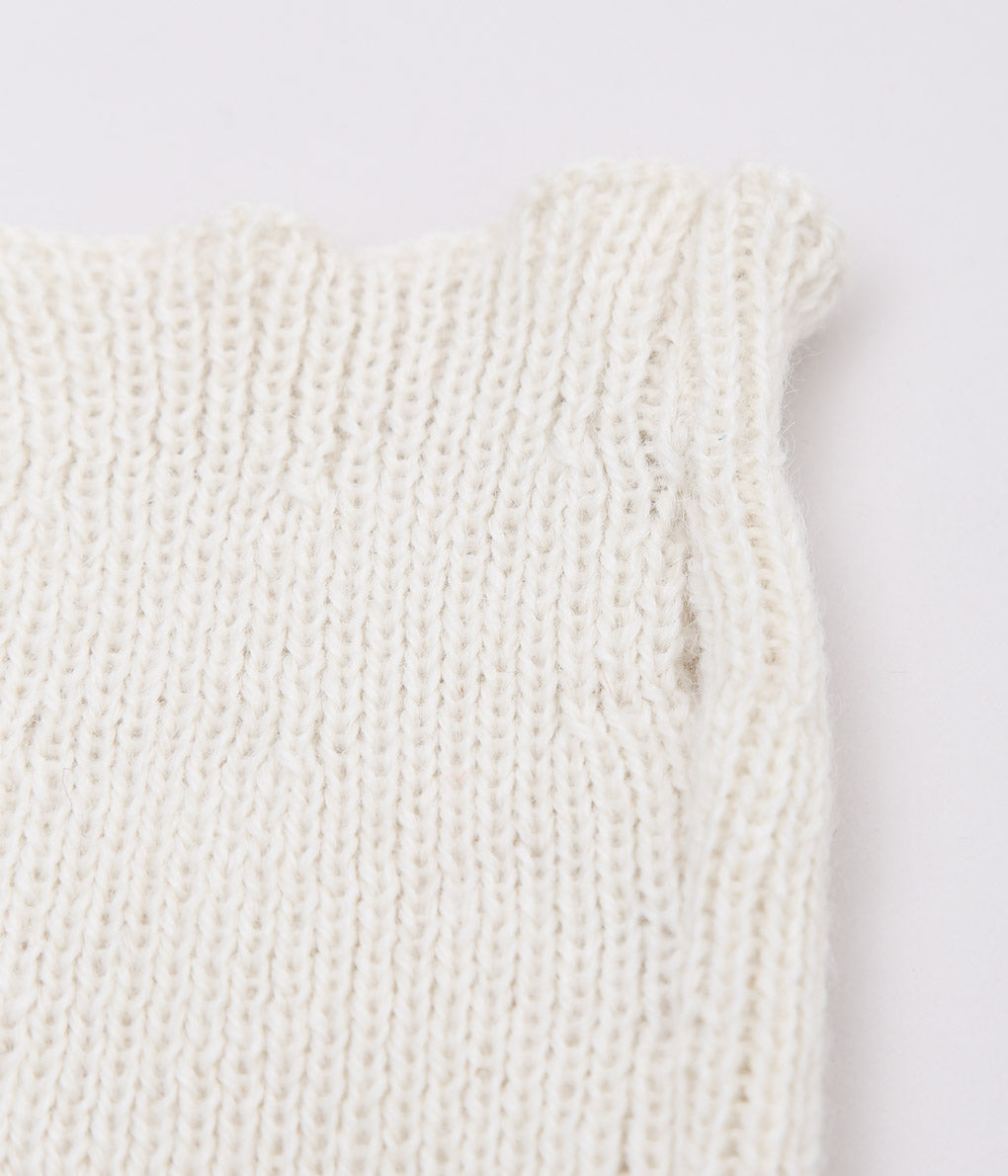 HIGHLAND2000 ''KNIT LONG GLOVE'' (WHITE / ALPACA)