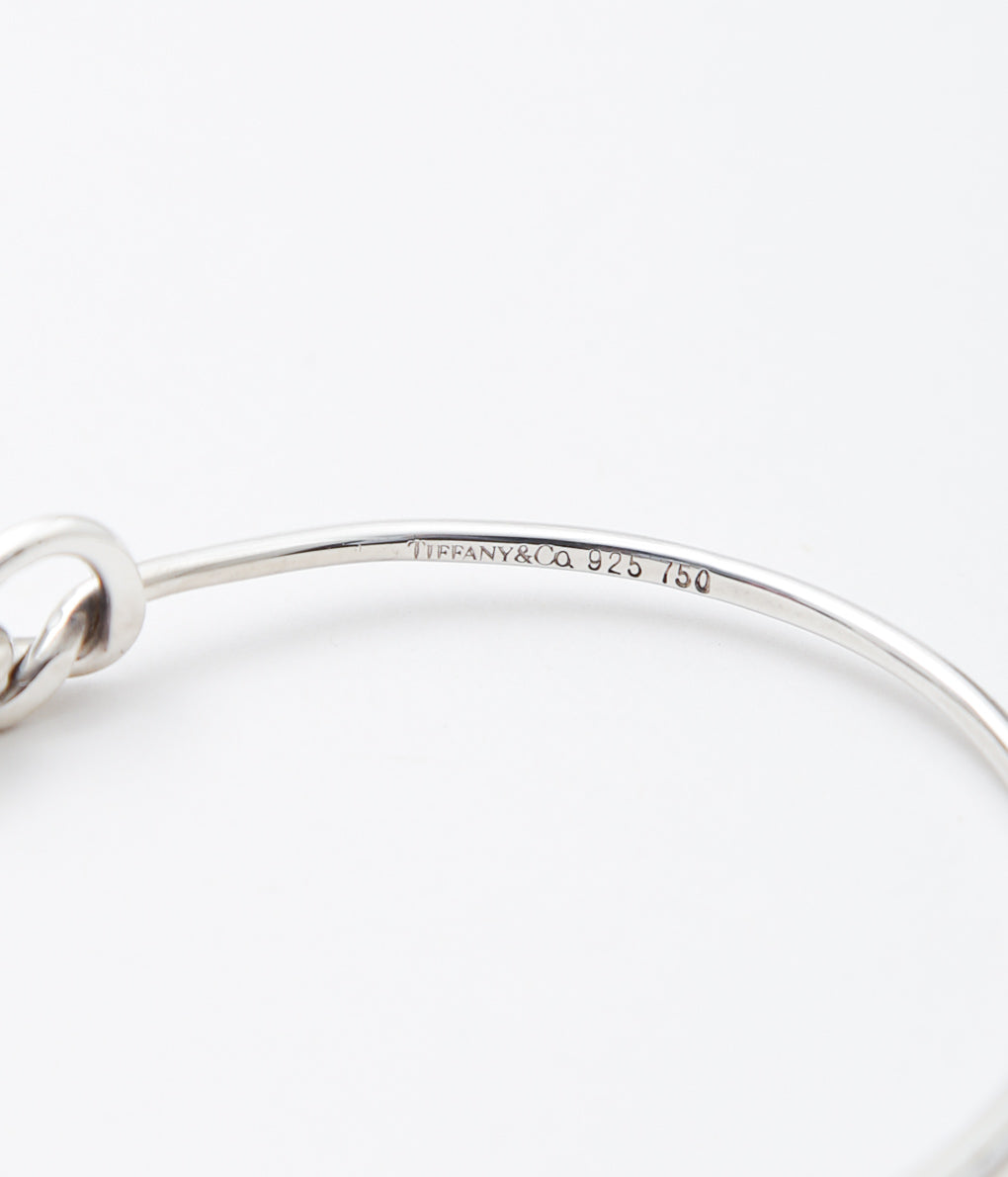 【VINTAGE JEWELRY】TIFFANY ''HOOK EYE BRACELET'' (SILVER)