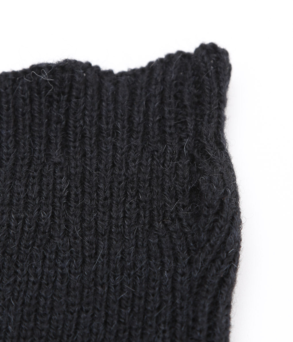 HIGHLAND2000 ''KNIT LONG GLOVE'' (BLACK / ALPACA)