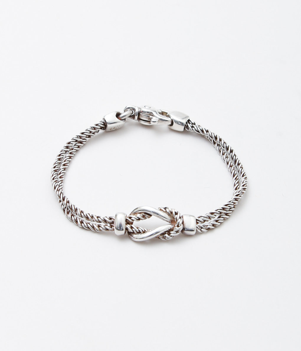 【VINTAGE JEWELRY】TIFFANY ''KNOT BRACELET'' (SILVER)