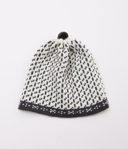 HIGHLAND2000 ''VINTAGE LITTLE POM CAP'' (CHARCOAL / ARAN)