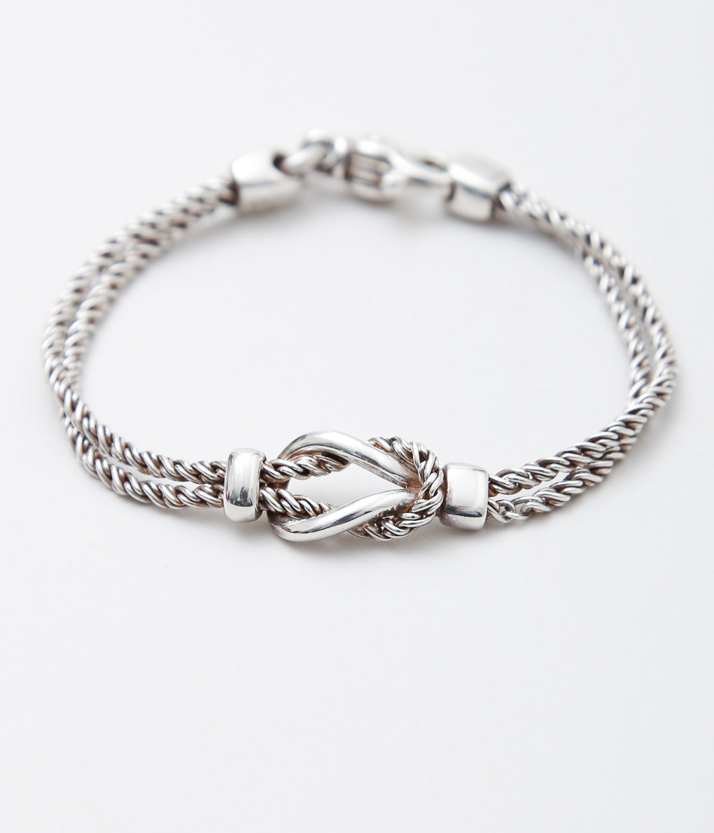 【VINTAGE JEWELRY】TIFFANY ''KNOT BRACELET'' (SILVER)