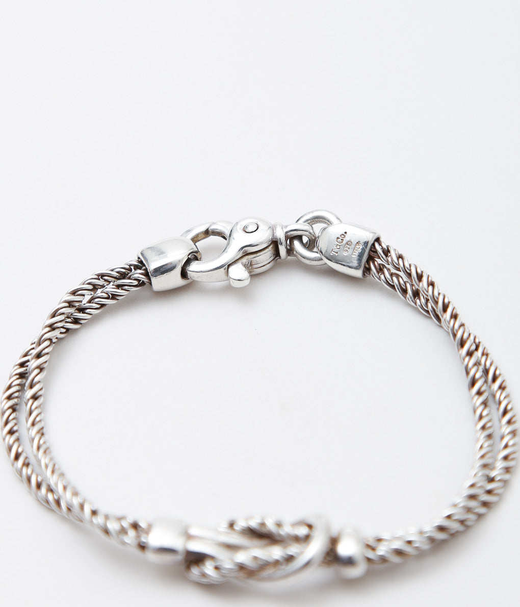 【VINTAGE JEWELRY】TIFFANY ''KNOT BRACELET'' (SILVER)