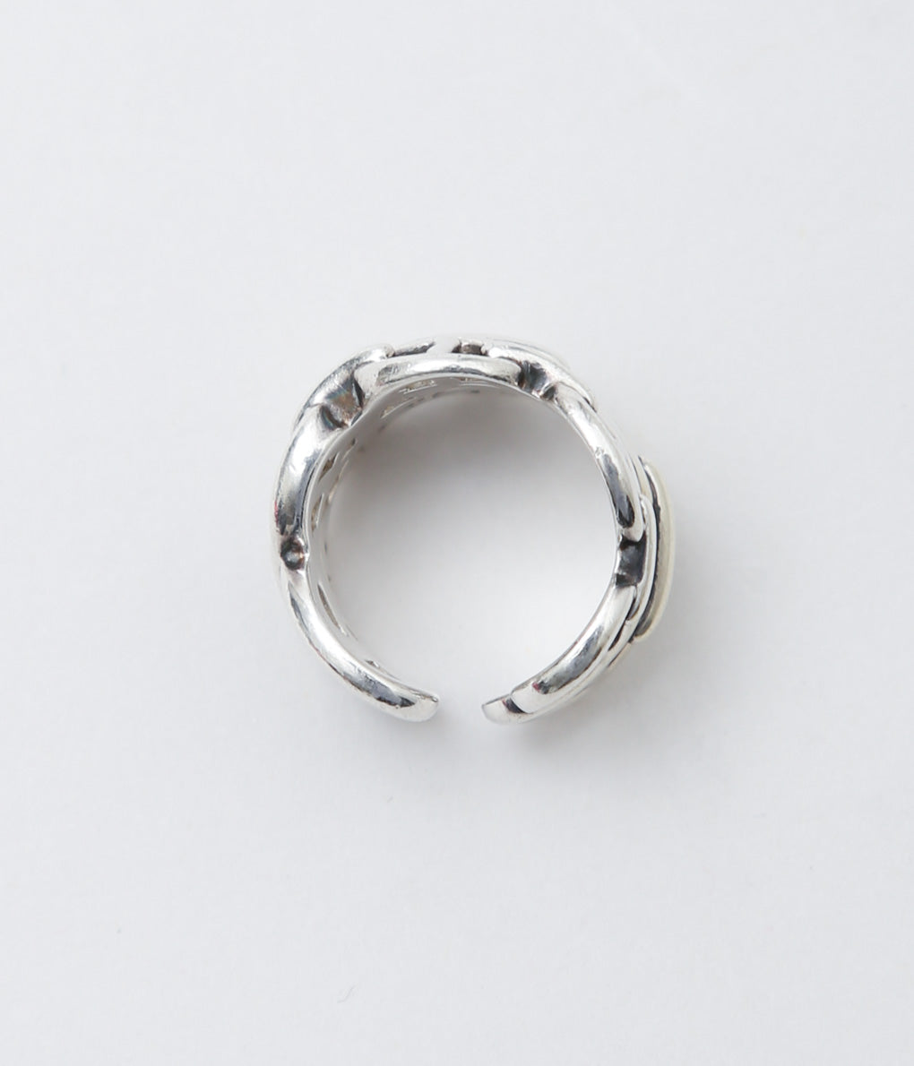 【VINTAGE JEWELRY】HERMES  ''CHAINE d'ANCRE ENCHAINEE RING '' (SILVER)