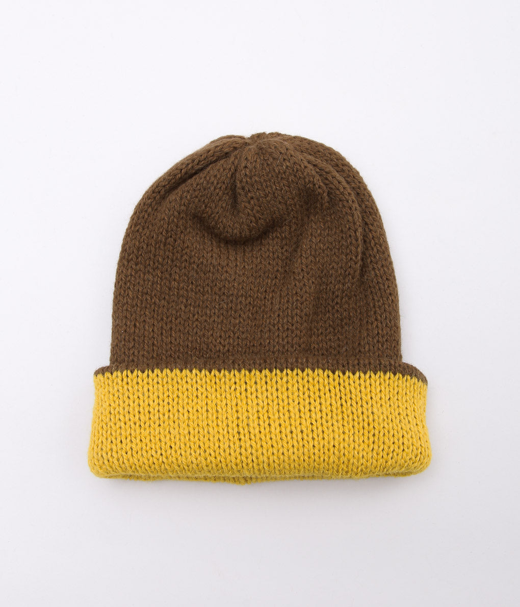 HIGHLAND2000 ''REVERSIBLE LOOSE CAP'' (BROWN / YELLOW)