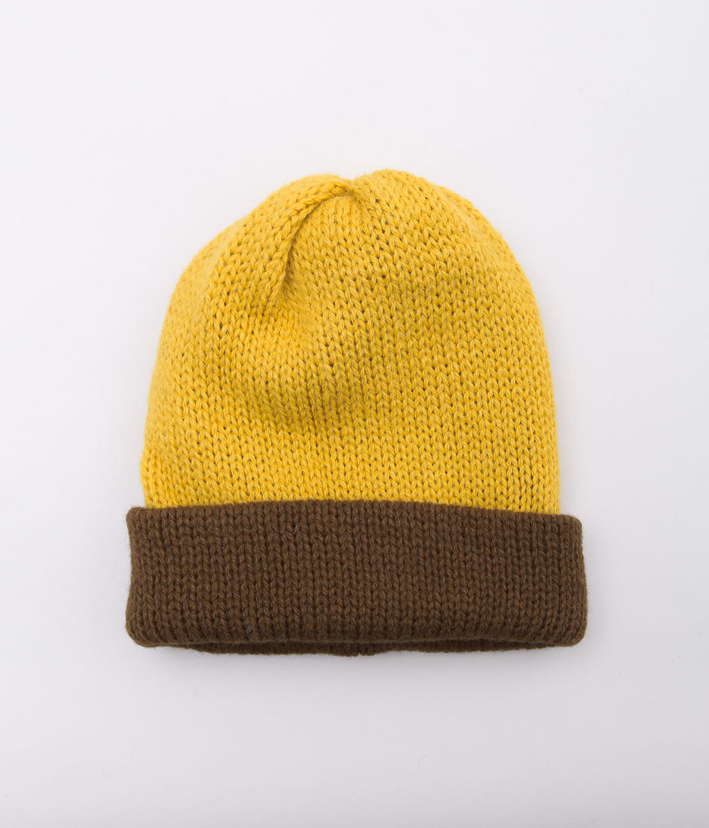 HIGHLAND2000 ''REVERSIBLE LOOSE CAP'' (BROWN / YELLOW)