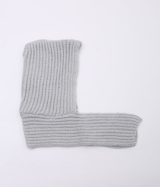 HIGHLAND2000 ''KNIT CAP & MUFF WIDE'' (CHARCOAL / ALPACA)