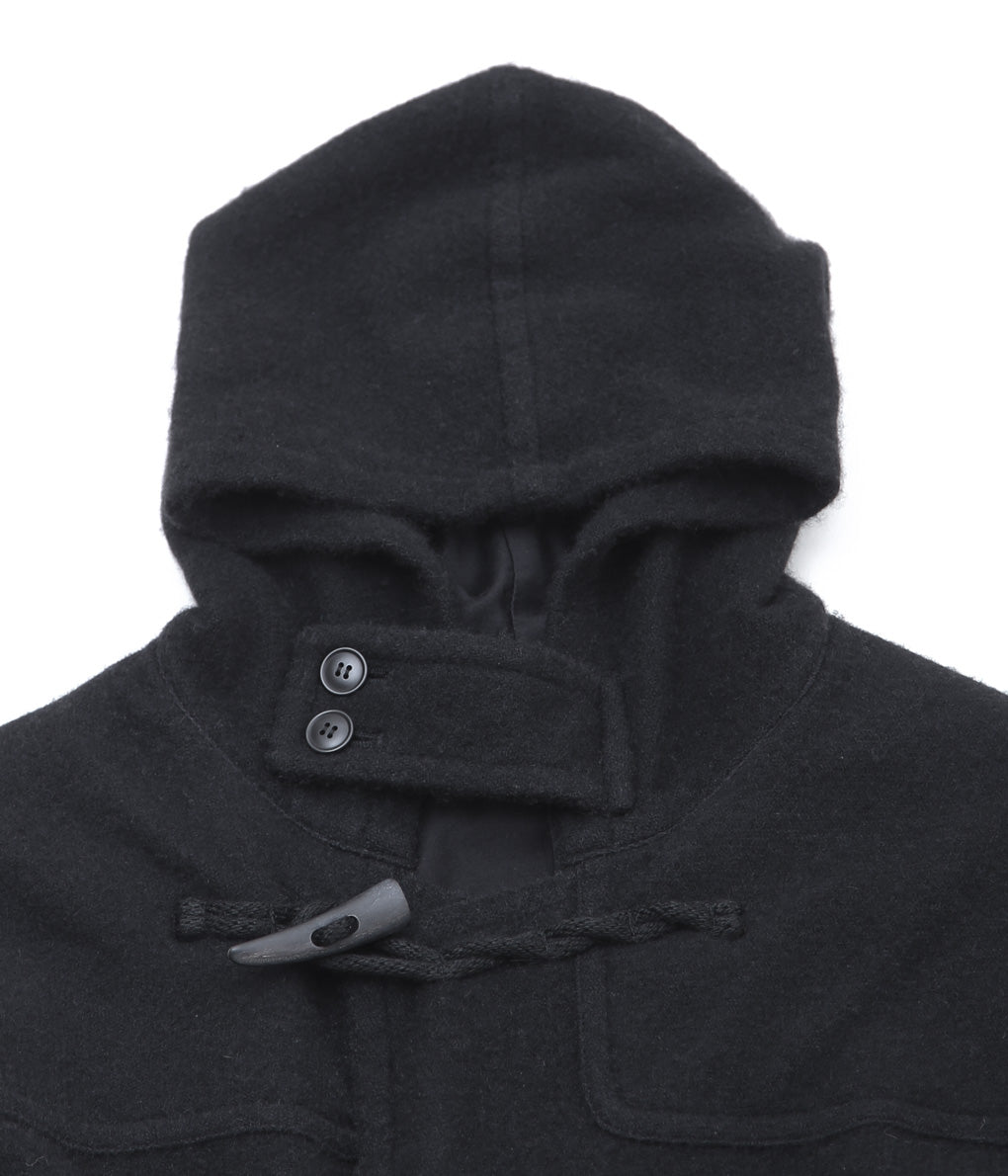 COMOLI ''Cashmere Duffle Coat'' (BLACK)